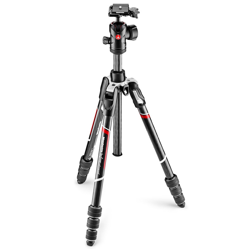 Manfrotto Befree advanced carbon fibre travel Trépied twist, ball head